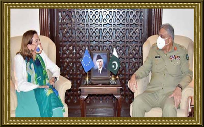 Meeting of EU Ambassador with General Bajwa. Appreciation of Pakistan's efforts for regional stability